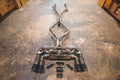 BMW F85 X5M, F86 X6M 4.4L Catback T304 SS, Carbon Fiber 3.5" Tips