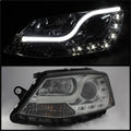 SPYDER headlights installed view