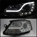 SPYDER headlights installed view