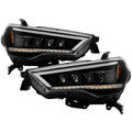 SPYDER headlights close-up