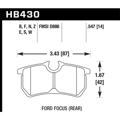 Hawk Performance auto part