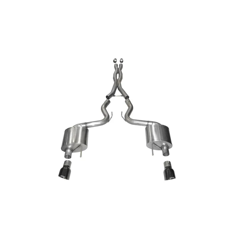 CORSA Performance black cat-back exhaust
