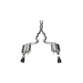 CORSA Performance cat-back exhaust close-up