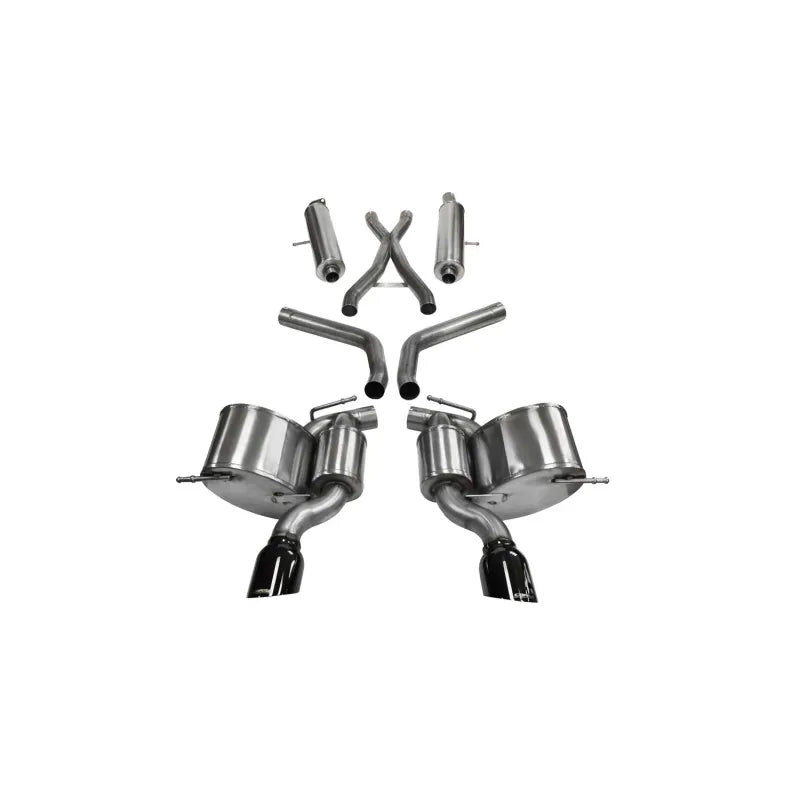 CORSA Performance black cat-back exhaust