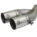 aFe cat-back exhaust detail