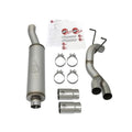 aFe cat-back exhaust installed view