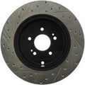 Stoptech auto part close-up