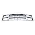 1994-1998 C1500 GRILLE, CHROME/BLAC