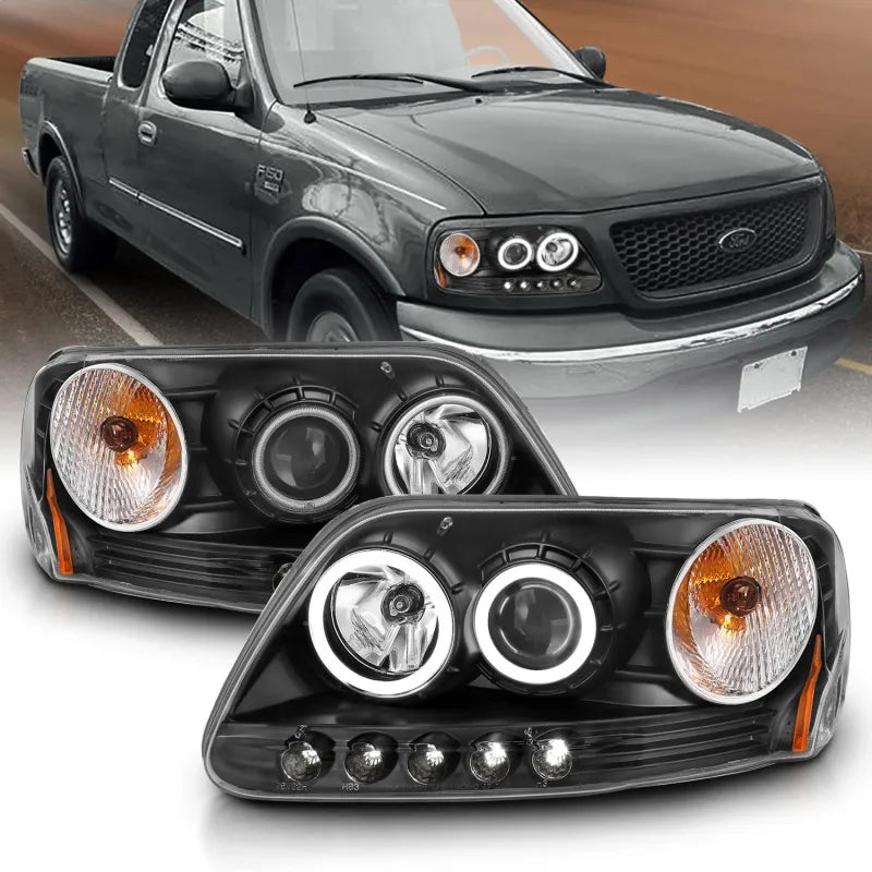 ANZO black headlights