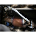 aFe downpipe close-up