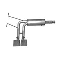 Gibson silver cat-back exhaust