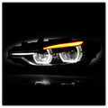 SPYDER headlights close-up
