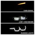 SPYDER headlights installed view