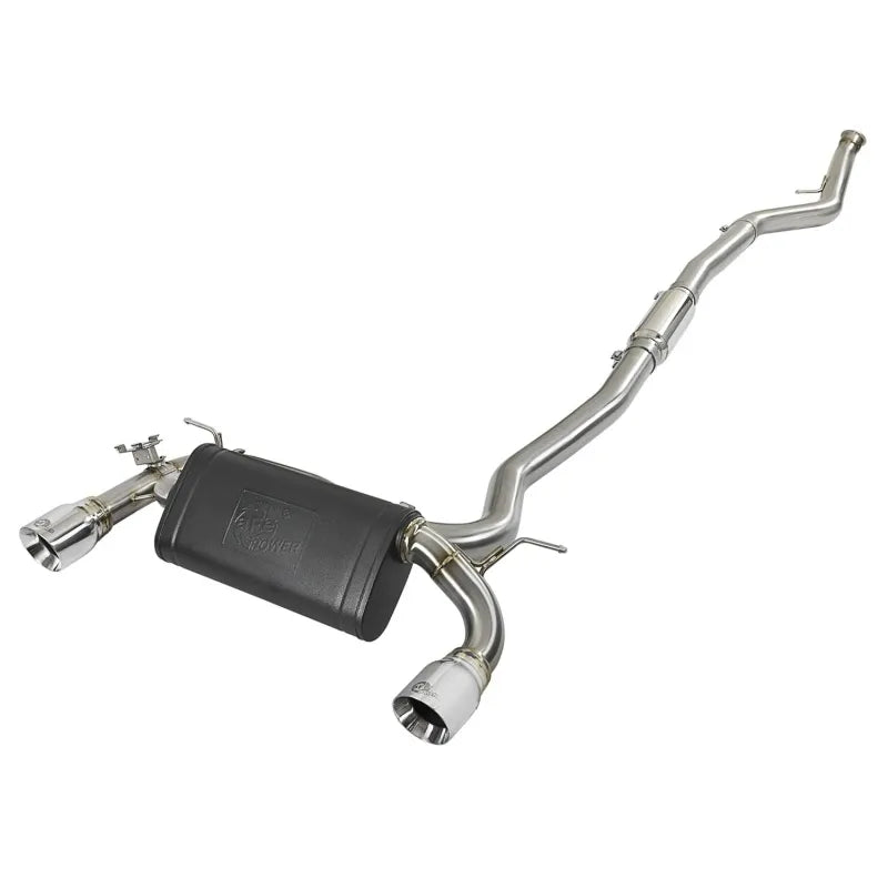 aFe polished cat-back exhaust