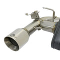 aFe cat-back exhaust detail