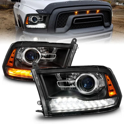 ANZO black headlights