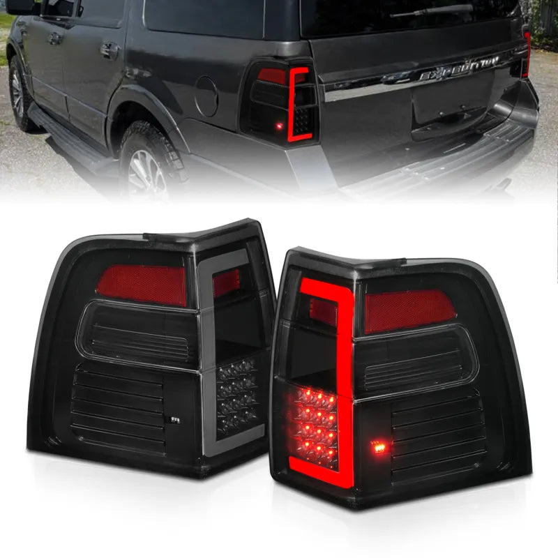 ANZO black tail light