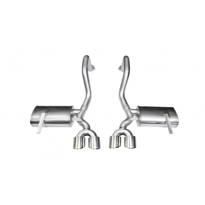 CORSA Performance polished axle-back exhaust