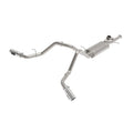 aFe cat-back exhaust detail