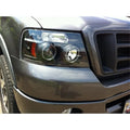 SPYDER headlights close-up
