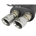 aFe cat-back exhaust installed view