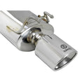 aFe axle-back exhaust installed view
