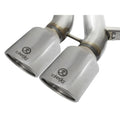 aFe cat-back exhaust detail