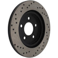 Stoptech auto part close-up