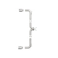 aFe axle-back exhaust detail