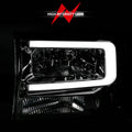 ANZO headlights close-up