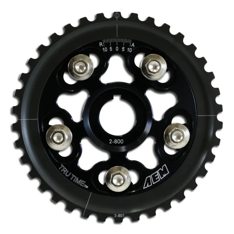 AEM black auto part
