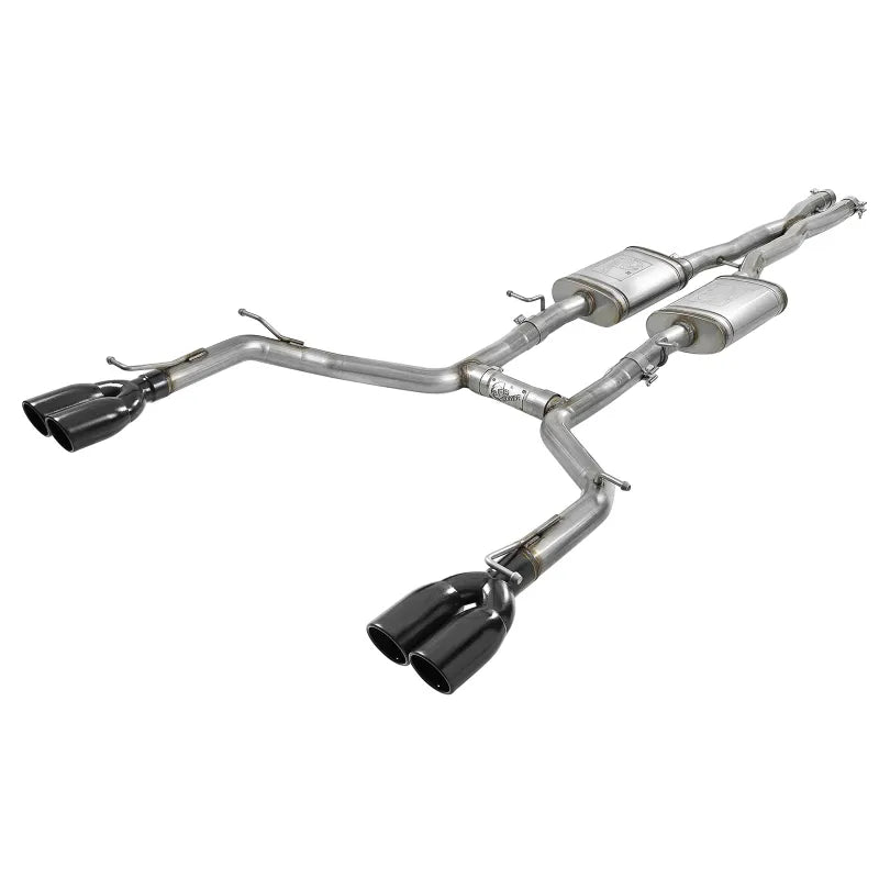 aFe black cat-back exhaust