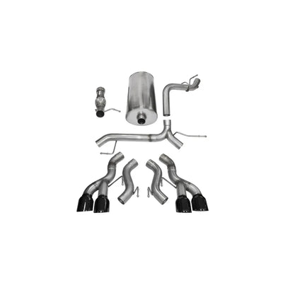 CORSA Performance black cat-back exhaust