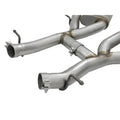 aFe axle-back exhaust close-up