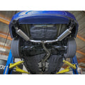 aFe cat-back exhaust close-up
