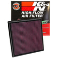 K&N Engineering air filter installed view