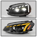 SPYDER headlights installed view