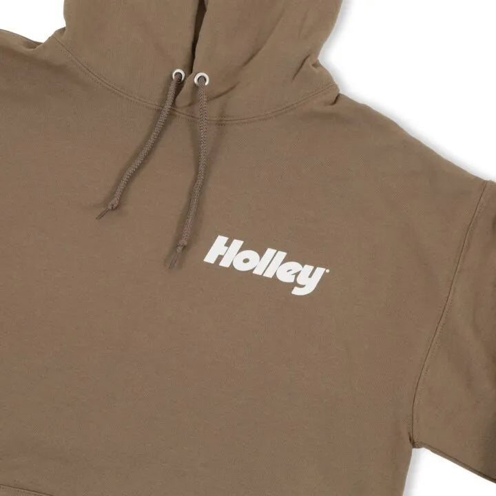 HOLLEY HOLLEY HOODED SWEATSHIRT - SAFARI