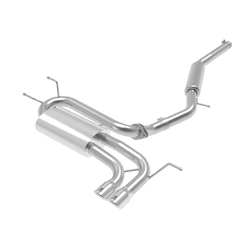 aFe polished cat-back exhaust