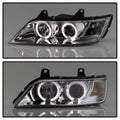 SPYDER headlights close-up