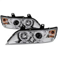 SPYDER headlights close-up