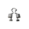 CORSA Performance polished axle-back exhaust