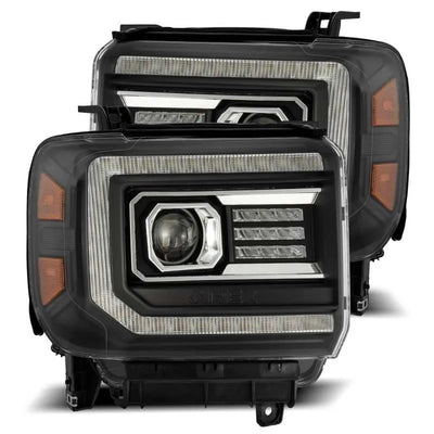 AlphaRex black headlights