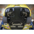 aFe cat-back exhaust close-up