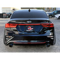 aFe axle-back exhaust close-up
