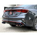 aFe axle-back exhaust close-up