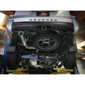 aFe cat-back exhaust close-up
