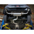 aFe cat-back exhaust installed view