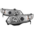 SPYDER headlights installed view