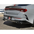 aFe axle-back exhaust close-up